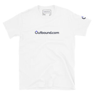 Outbound White Short-Sleeve Unisex T-Shirt
